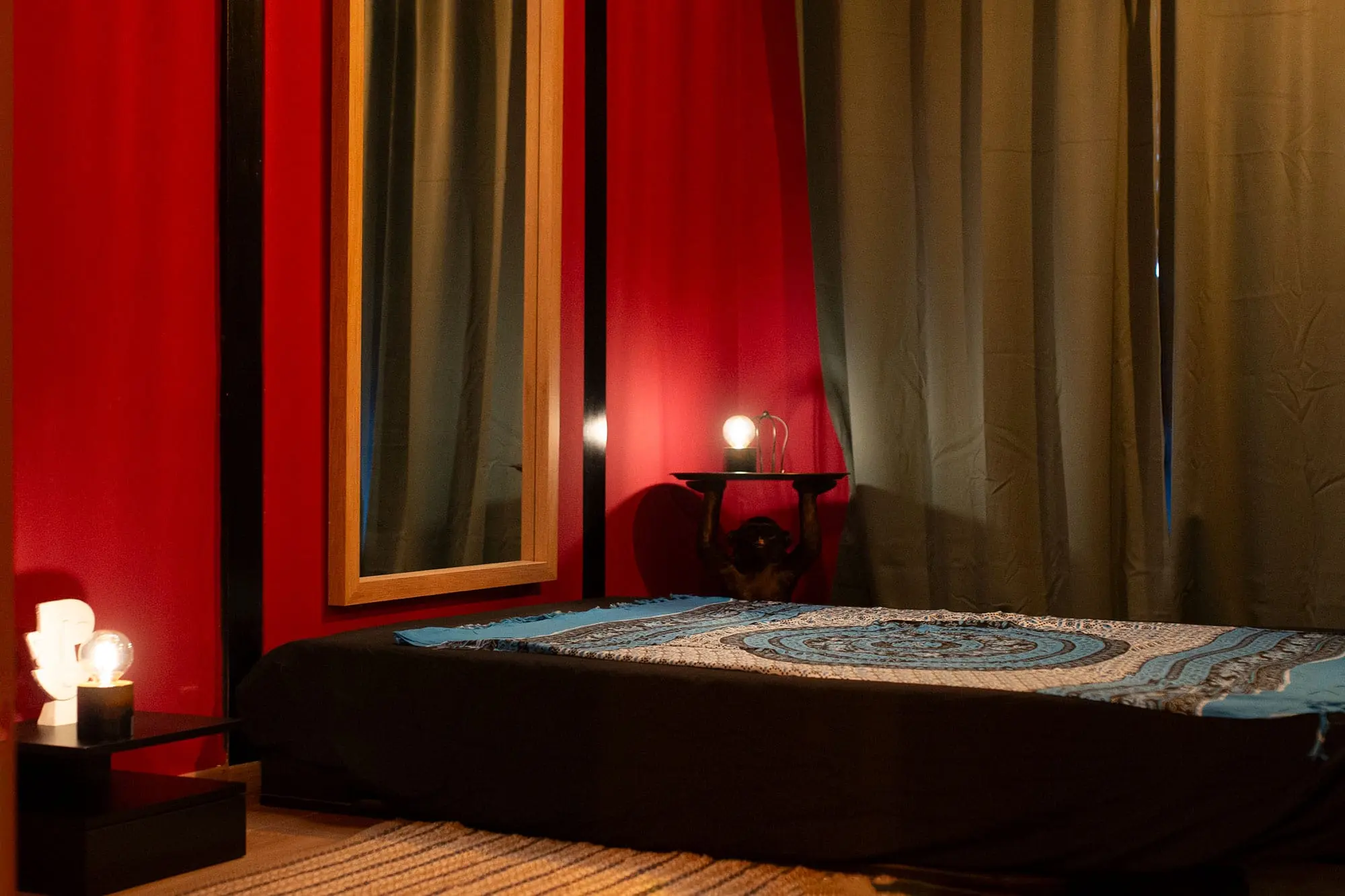 Zona de relax privada del centro de masajes